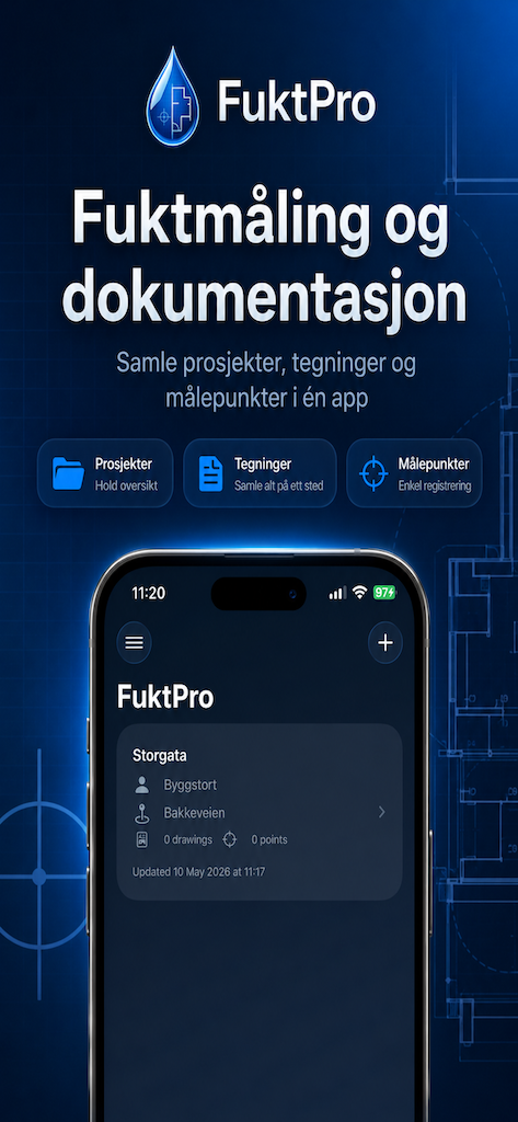 FuktPro report and photo documentation