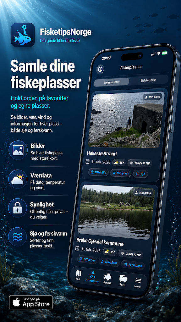 Save and organize your fishing spots