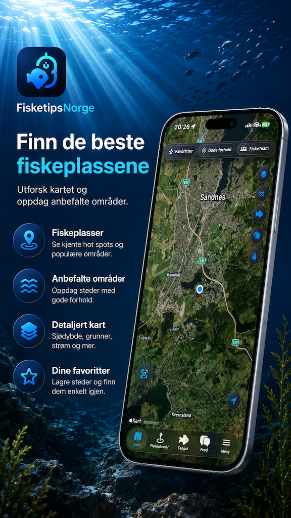 Fishing map and fishing spots