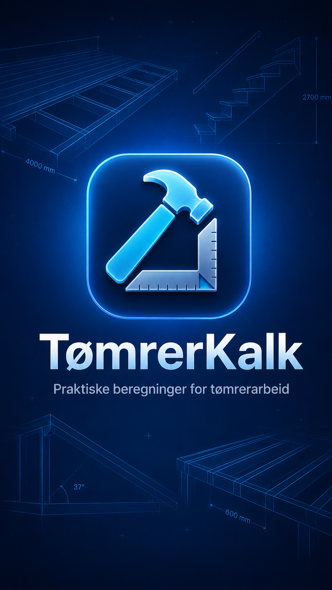 TømrerKalk app preview